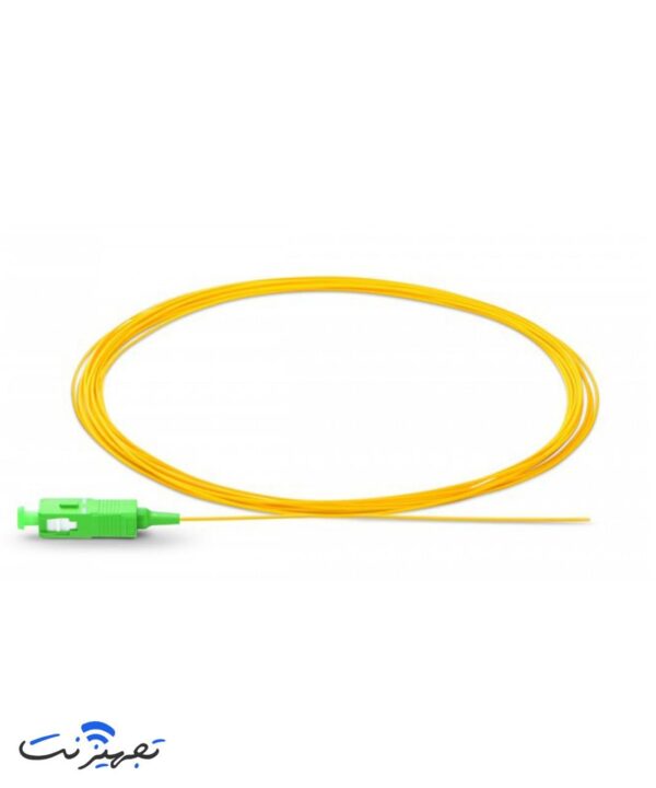 پیگتیل فیبر نوری SC سینگل مود APC نگزنس 2 میلی متر