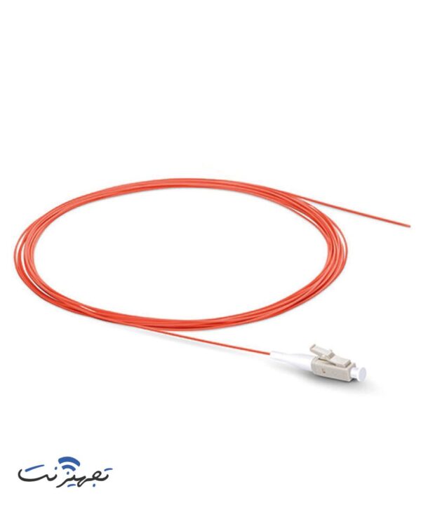 پیگتیل فیبر نوری LC مالتی مود APC نگزنس 3 میلی متر