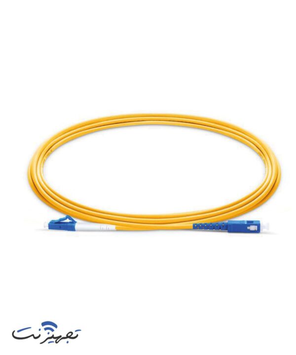 پچ کورد فیبرنوری SC_LC. UPC دو متری سینگل مود سیمپلکس 3 میلی متر