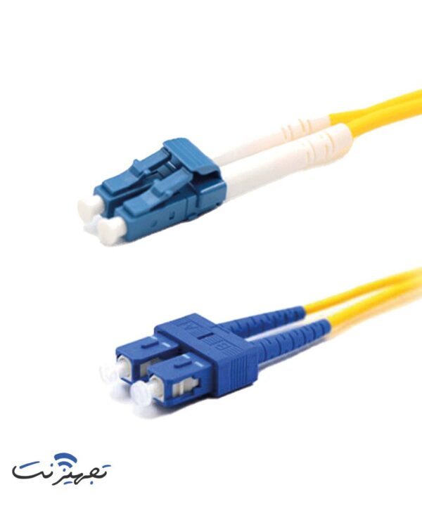 پچ کورد فیبرنوری SC_LC. UPC دو متری سینگل مود داپلکس 3 میلی متر